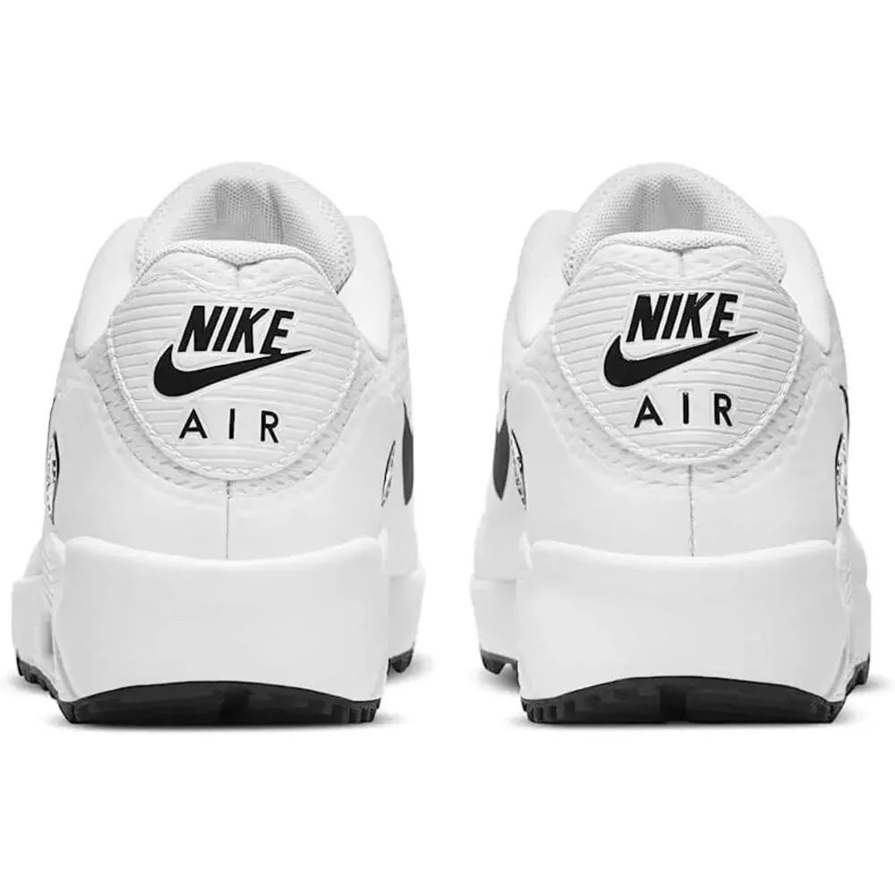 NWT Nike Men's Golf Shoes White Black Lightweight Breathable Athletic/10.5 - Picture 3 of 5